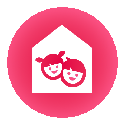 rosa Icon für den Bereich Kitas